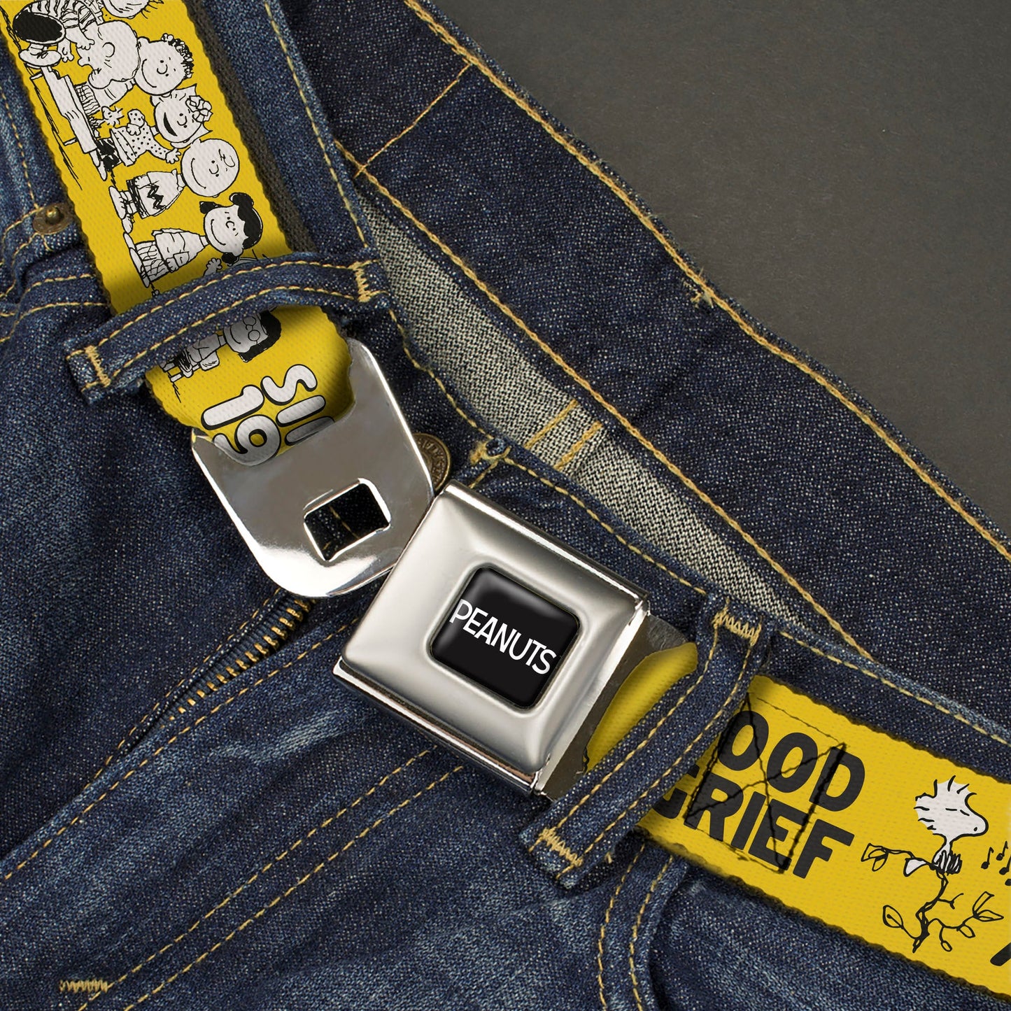 Peanuts Seatbelt Belt - Iconic Gang Design, Adjustable | The Peanuts Store
