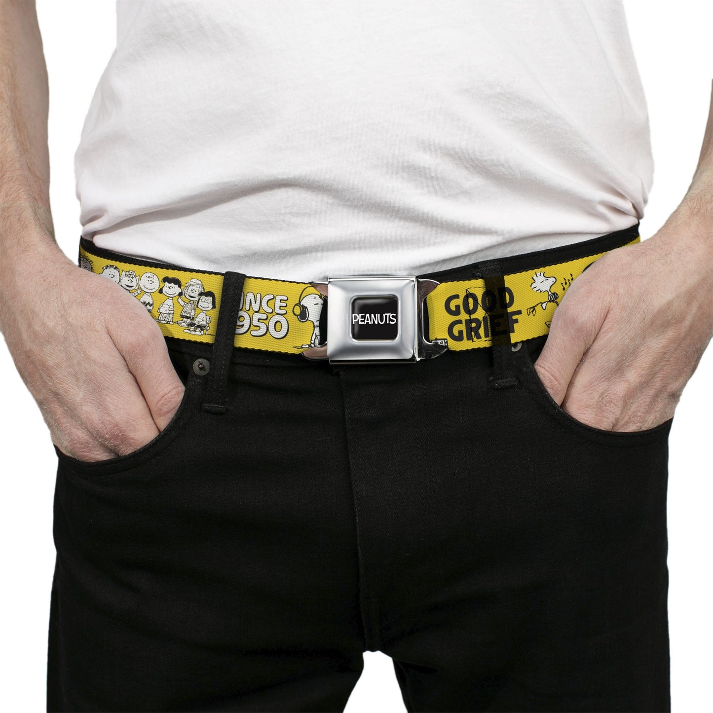 Peanuts Seatbelt Belt - Iconic Gang Design, Adjustable | The Peanuts Store