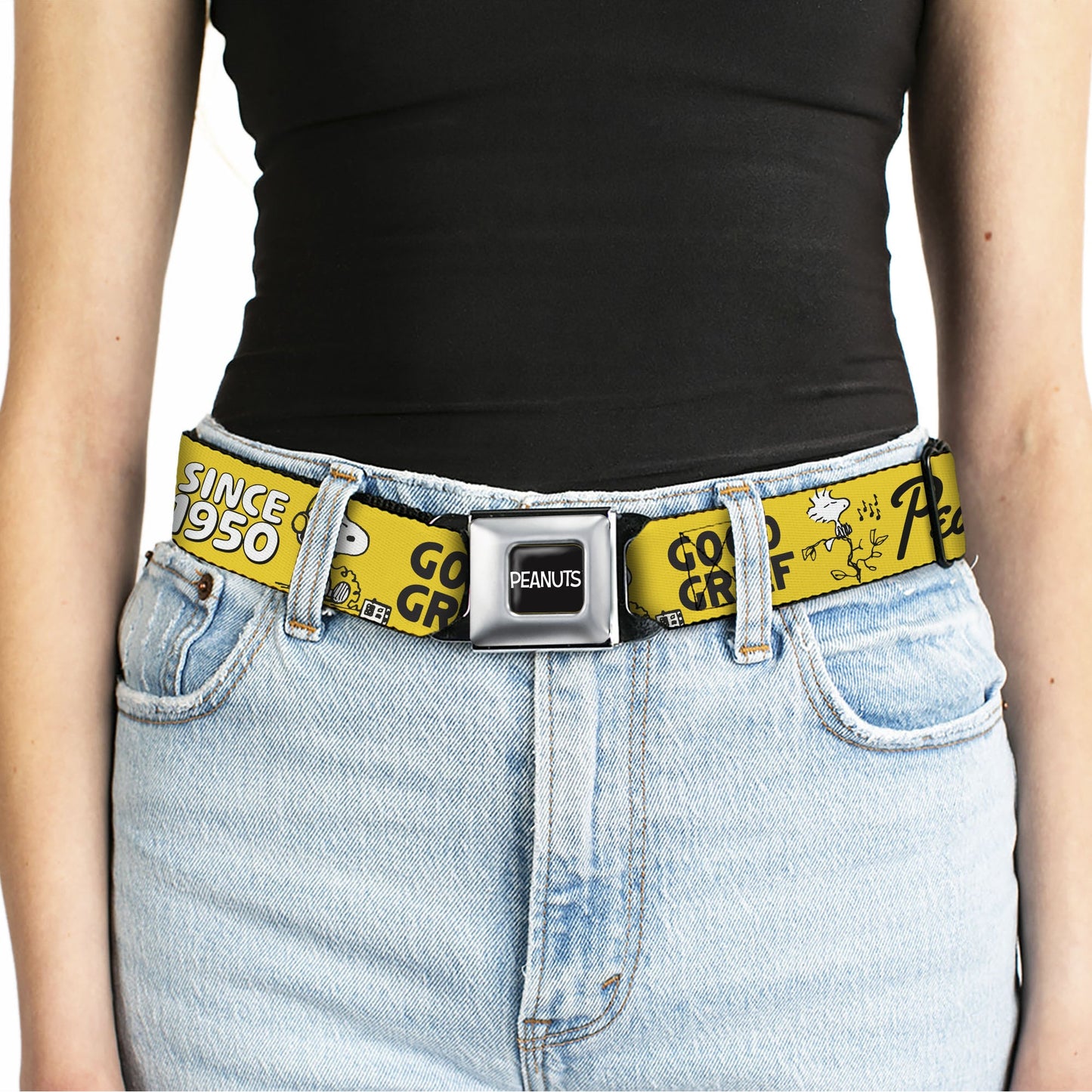 Peanuts Seatbelt Belt - Iconic Gang Design, Adjustable | The Peanuts Store