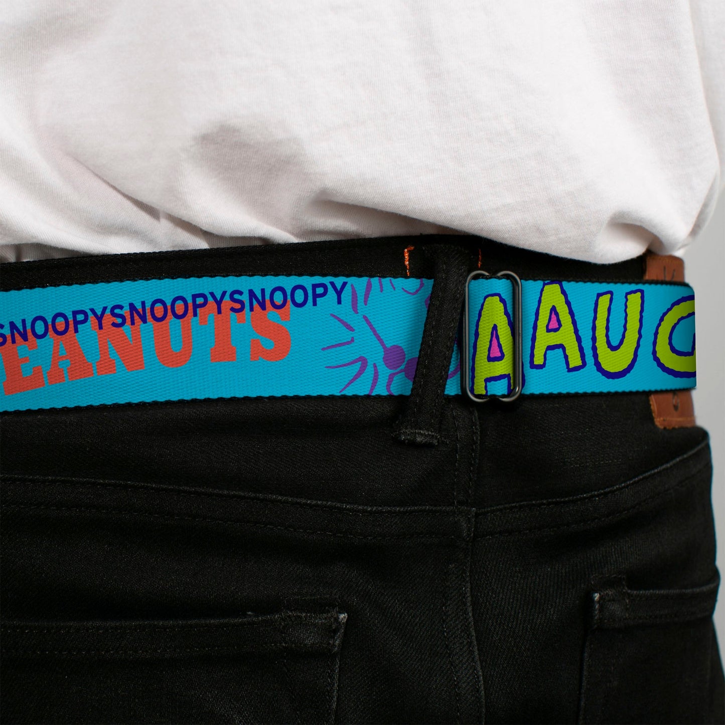 The Peanuts Store Peanuts Seatbelt Belt: Charlie Brown, Snoopy, Woodstock
