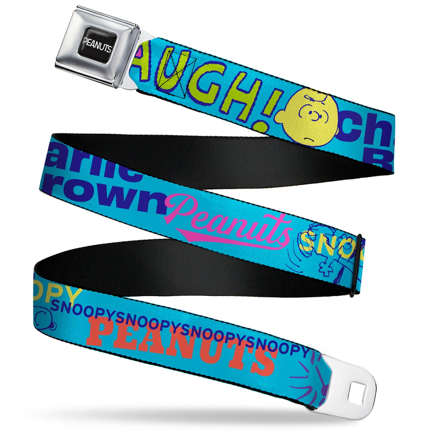 The Peanuts Store Peanuts Seatbelt Belt: Charlie Brown, Snoopy, Woodstock