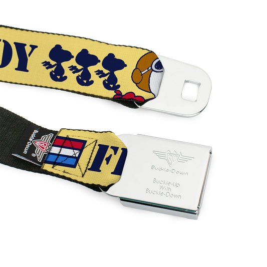 Snoopy Flying Ace Seatbelt Belt-8