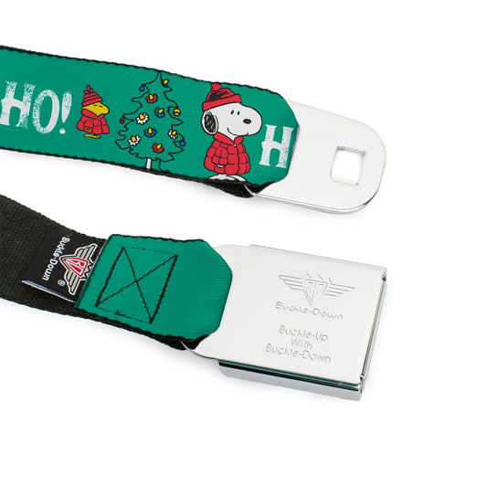 Peanuts Snoopy & Woodstock Holiday Puffer Seatbelt Belt-8