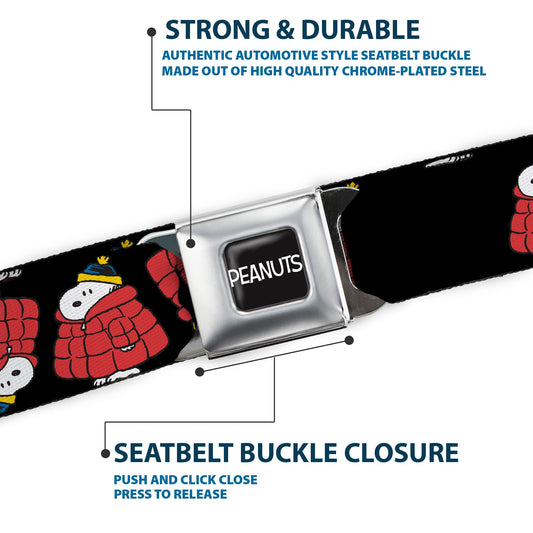 Snoopy Holiday Puffer Seatbelt Belt for Fans of The Peanuts Store-6