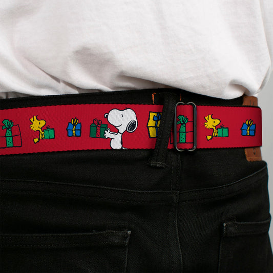 PEANUTS Seatbelt Belt: Snoopy & Woodstock Holiday Exchange-3