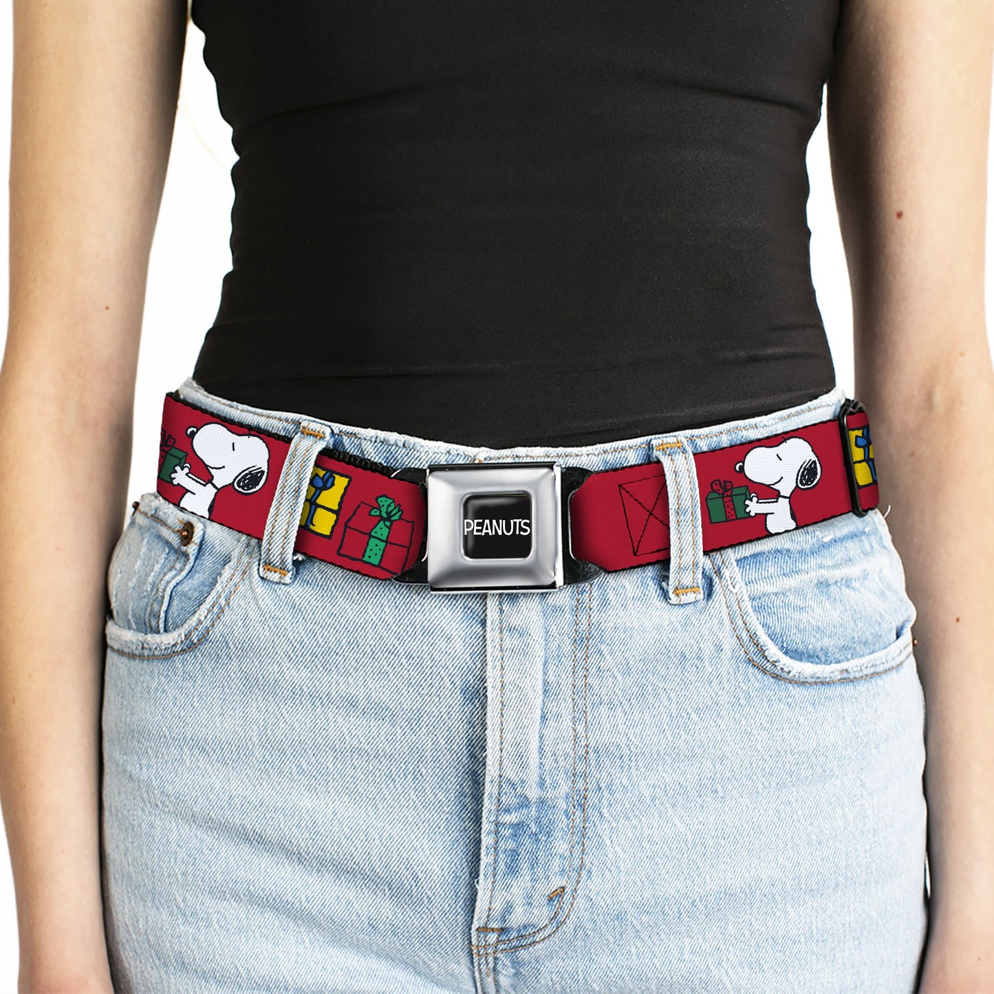 PEANUTS Seatbelt Belt: Snoopy & Woodstock Holiday Exchange