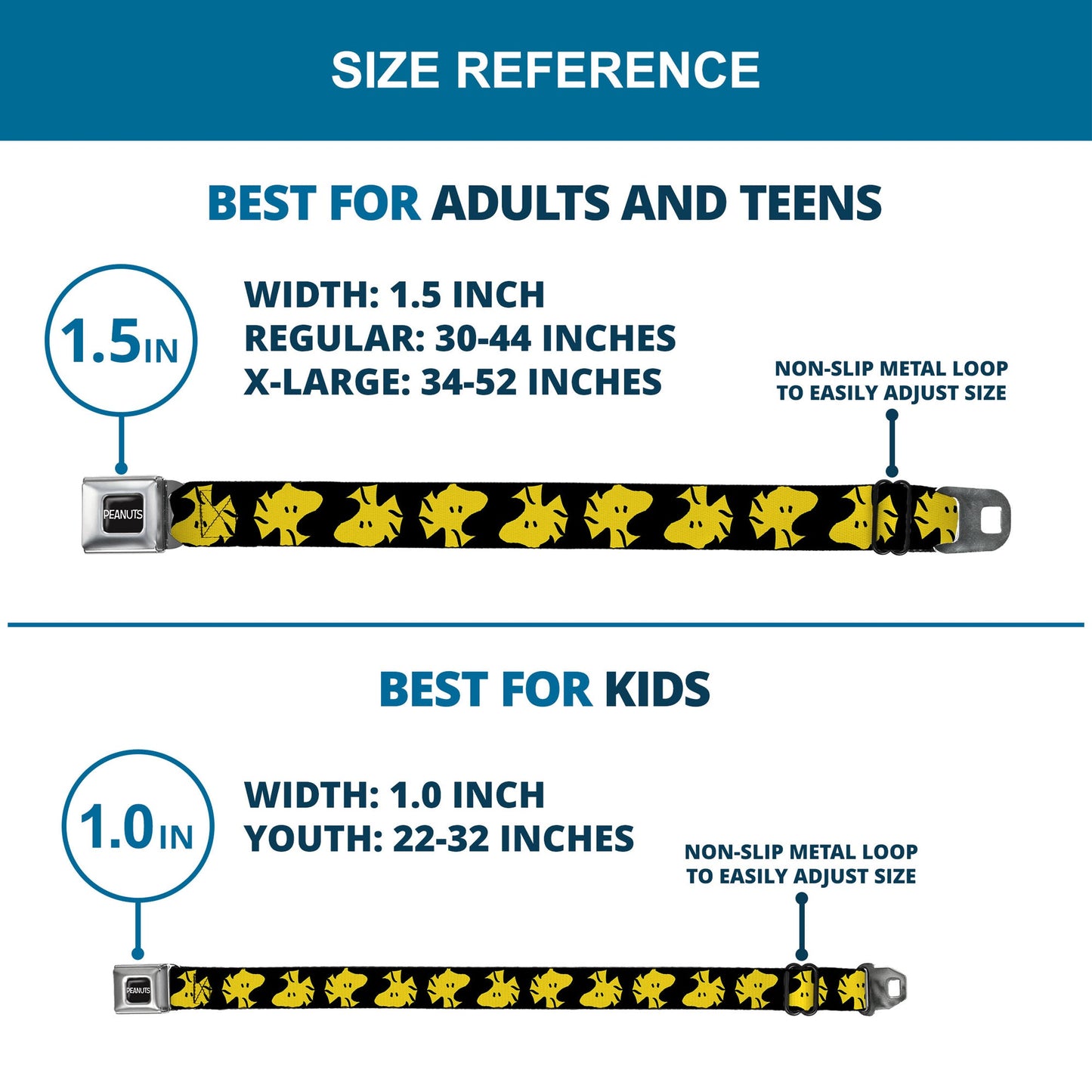 Peanuts Woodstock Seatbelt Belt - Iconic Style | The Peanuts Store