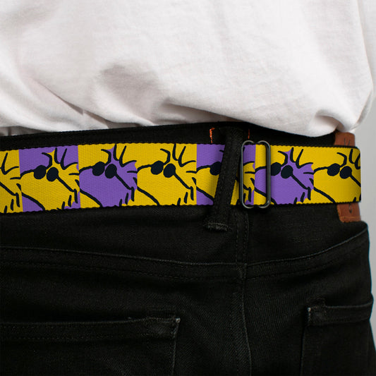 Peanuts Seatbelt Belt: Woodstock Shades & Logo-3