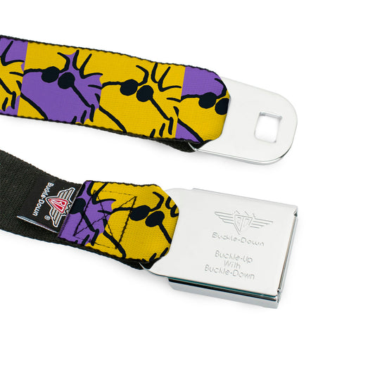 Peanuts Seatbelt Belt: Woodstock Shades & Logo-8