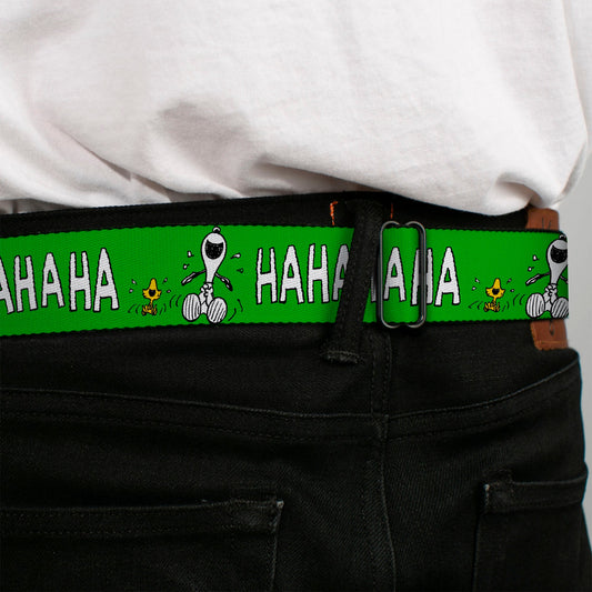 Peanuts Snoopy and Woodstock Laughing Seatbelt Belt-3