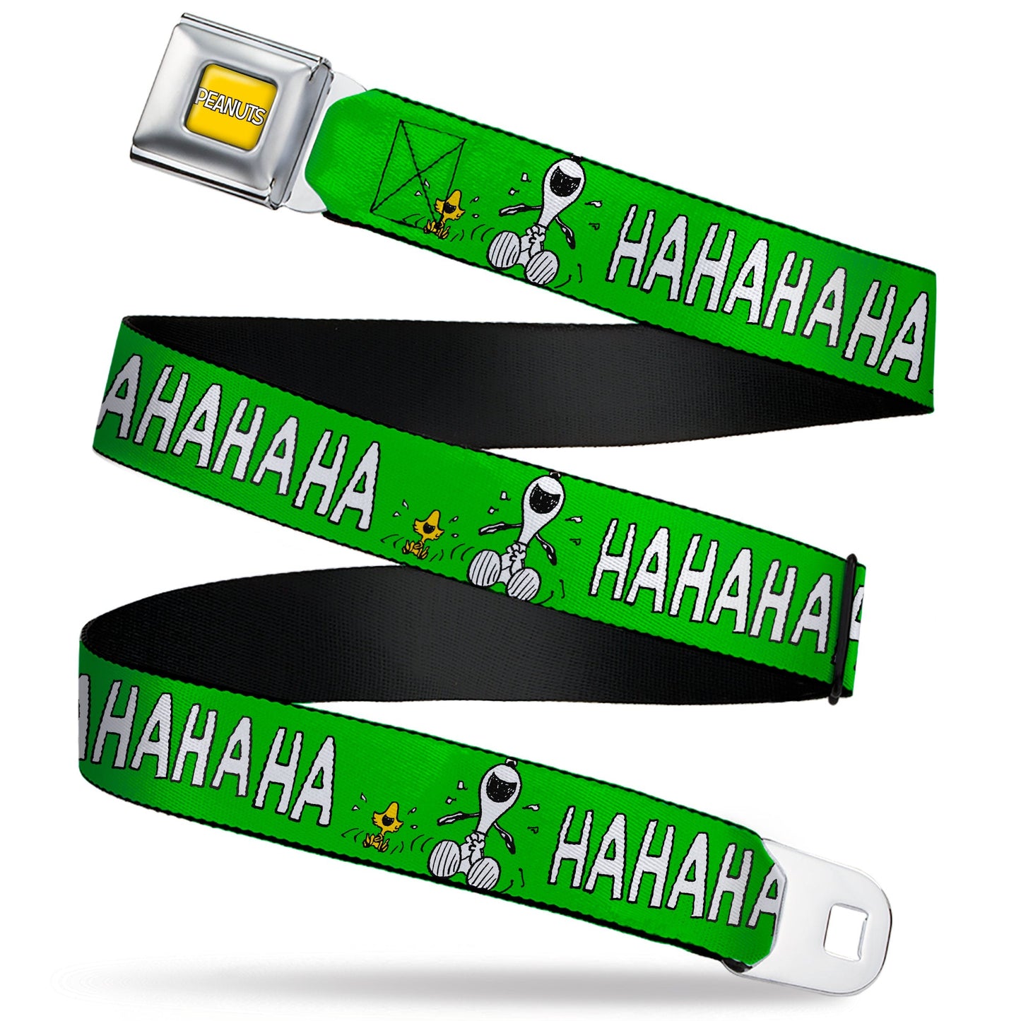 Peanuts Snoopy and Woodstock Laughing Seatbelt Belt