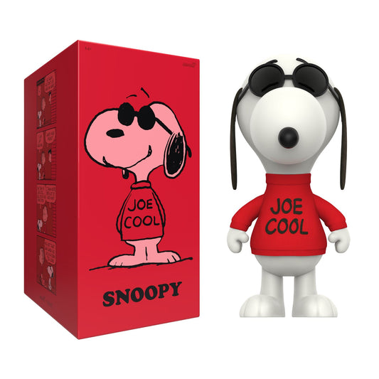 Peanuts Snoopy Joe Cool SuperSize 12-inch Vinyl Figure in red sweater-0
