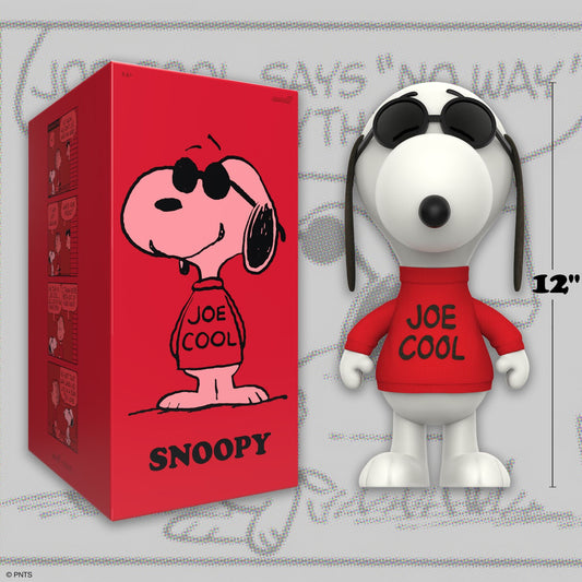 Peanuts Snoopy Joe Cool SuperSize 12-inch Vinyl Figure in red sweater-5