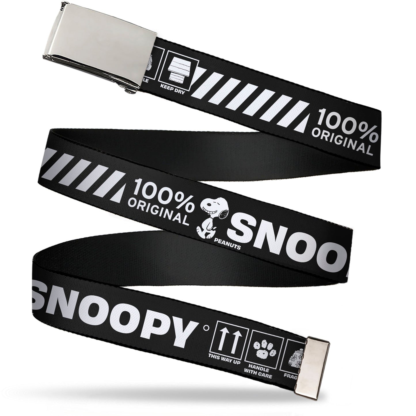 Snoopy Care Symbols Web Belt