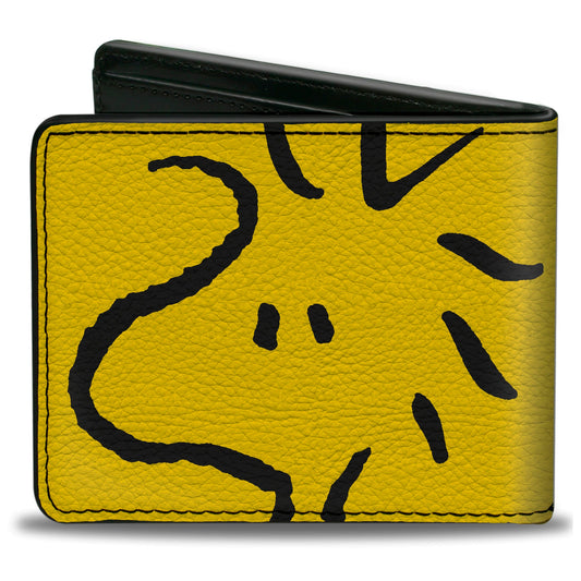 Woodstock Face Bi-Fold Wallet - Yellow/Black-1