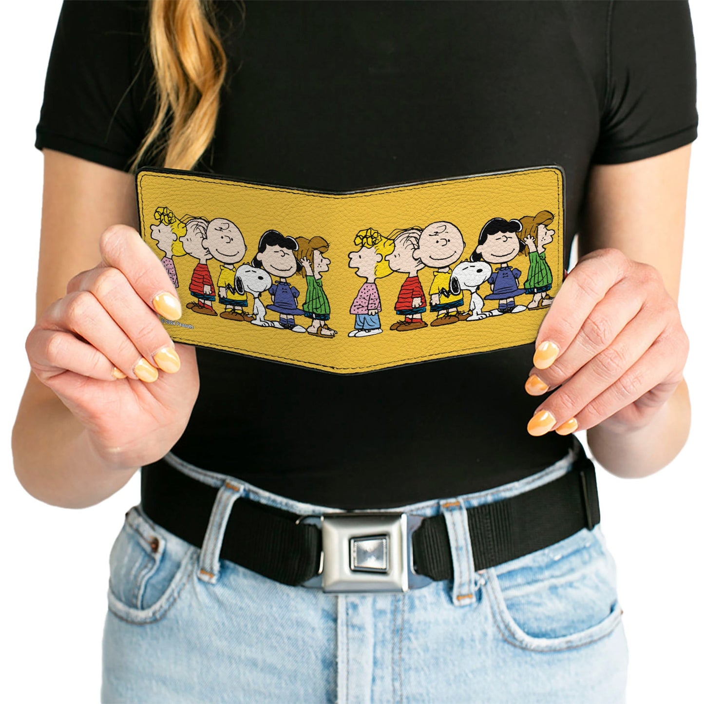Peanuts Gang Golden Yellow Bi-Fold Wallet