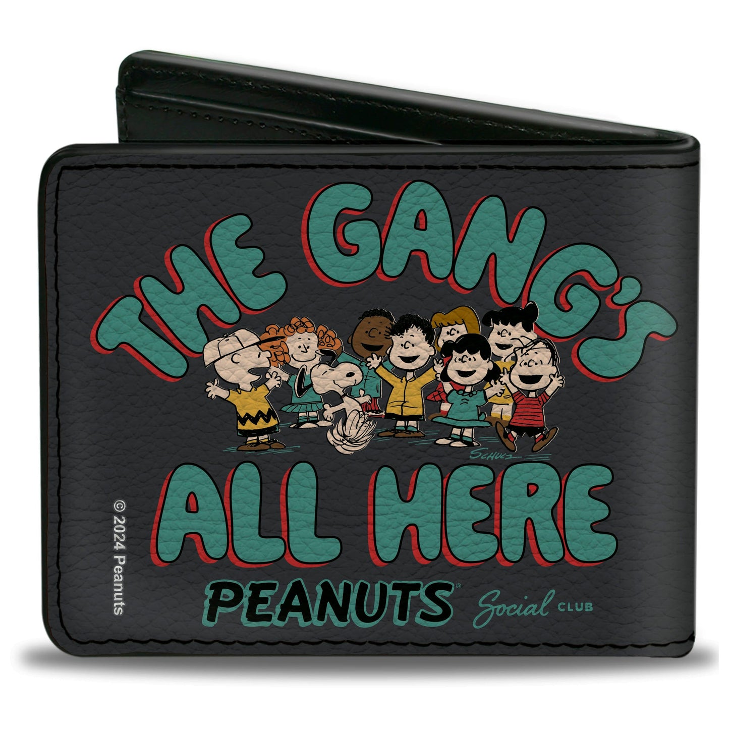 Peanuts Gang Bi-Fold Wallet - Vegan Leather | The Peanuts Store