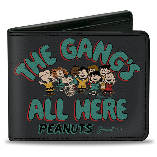 Peanuts Gang Bi-Fold Wallet - Vegan Leather | The Peanuts Store-0
