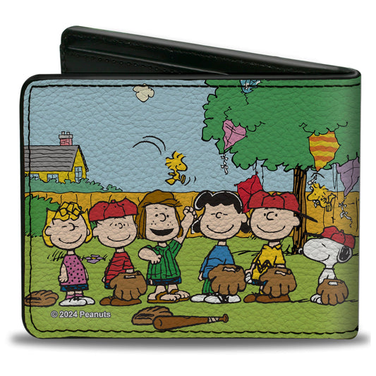 Peanuts Bi-Fold Wallet - Gang Backyard Baseball-1