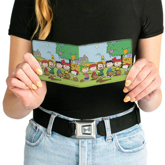 Peanuts Bi-Fold Wallet - Gang Backyard Baseball-5
