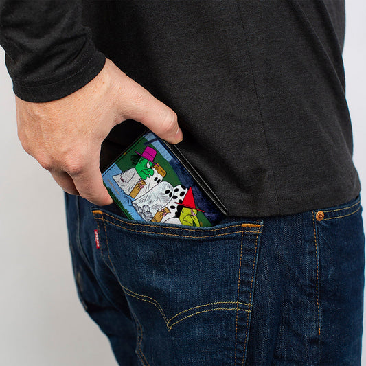 Bi-Fold Wallet - Peanuts Gang Halloween Trick or Treat Group Pose-4