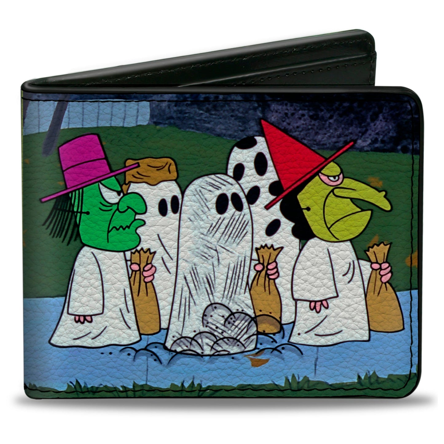 Bi-Fold Wallet - Peanuts Gang Halloween Trick or Treat Group Pose
