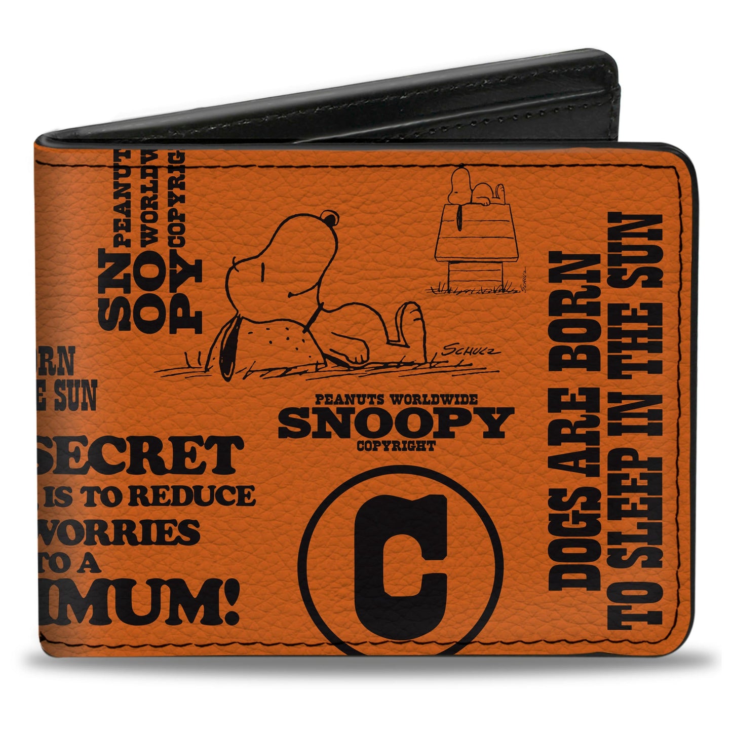 Snoopy Poses Bi-Fold Wallet - Durable Vegan Leather | The Peanuts Store