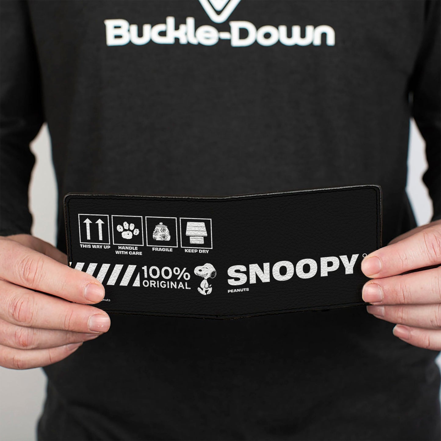 Snoopy Care Symbols Bi-Fold Wallet for Men