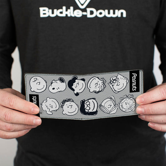Peanuts Gang Bi-Fold Wallet with Ten Character Faces at The Peanuts Store-3