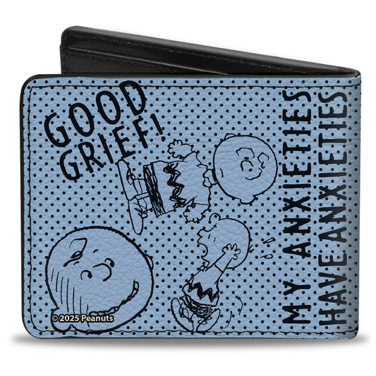 Charlie Brown Poses & Quotes Bi-Fold Wallet-1