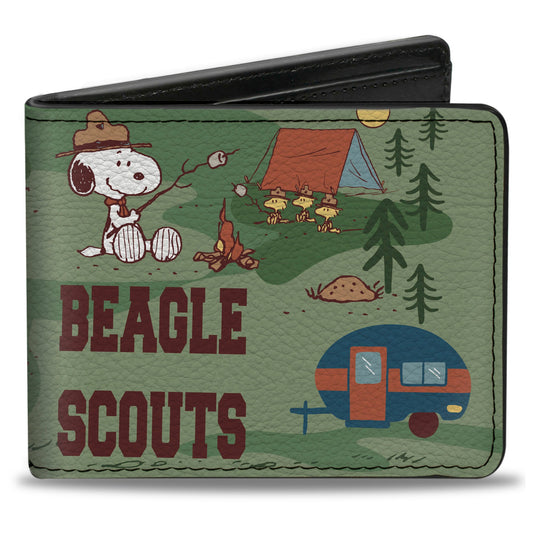 Peanuts Happy Camper Bi-Fold Wallet-0
