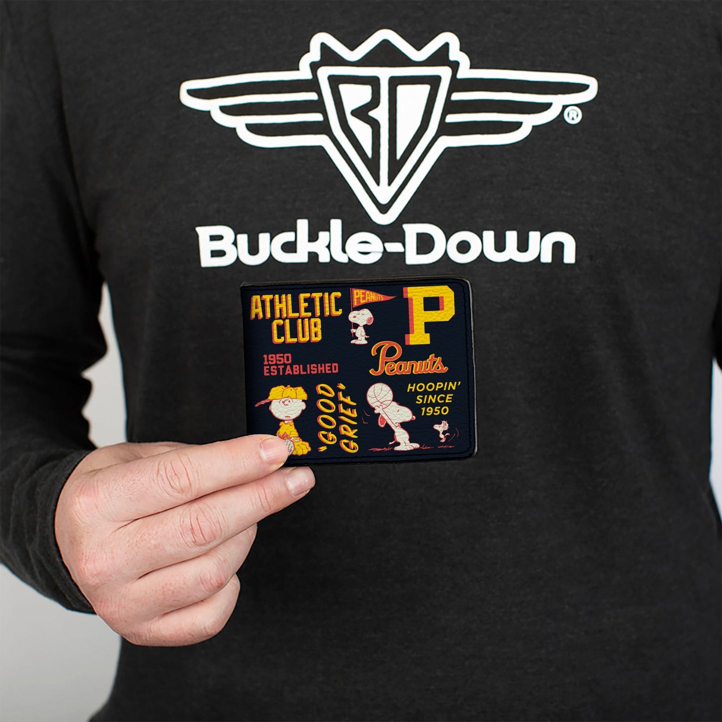 Peanuts Athletic Club Varsity Poses Bi-Fold Wallet