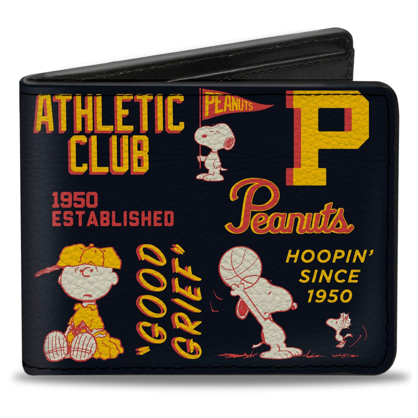 Peanuts Athletic Club Varsity Poses Bi-Fold Wallet