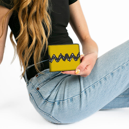 Peanuts Charlie Brown Zig Zag Bi-Fold Wallet-6