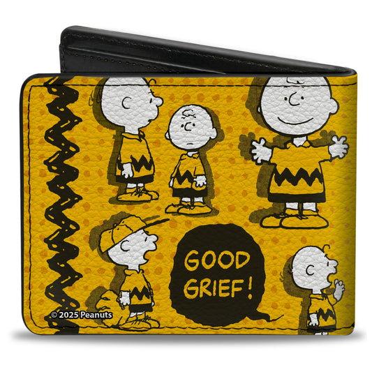 Peanuts Bi-Fold Wallet: Charlie Brown Poses-1