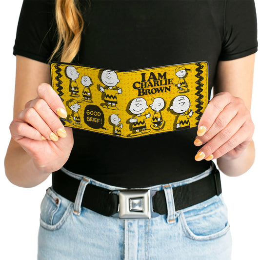 Peanuts Bi-Fold Wallet: Charlie Brown Poses-6