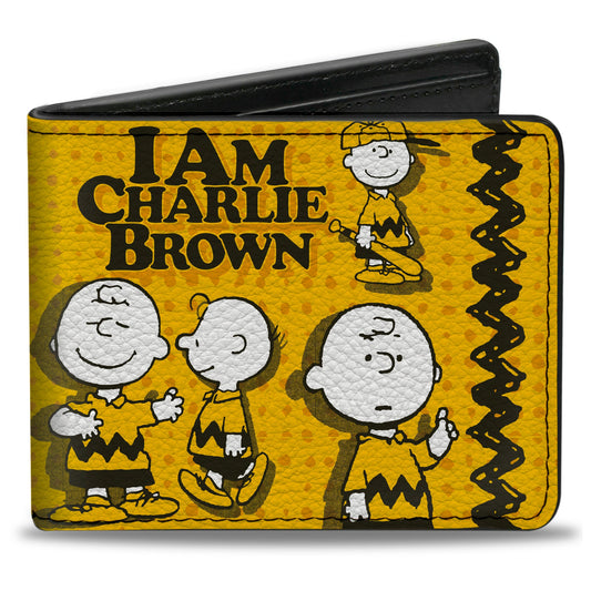 Peanuts Bi-Fold Wallet: Charlie Brown Poses-0