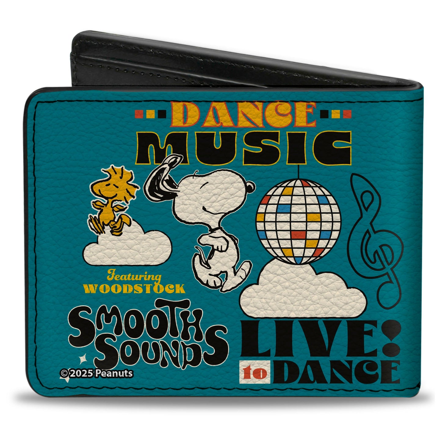 Peanuts Gang Bi-Fold Wallet with Dance Music Poses