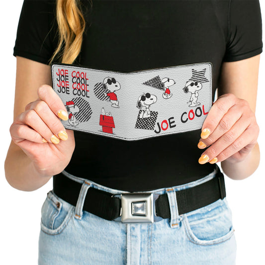 Peanuts Joe Cool Snoopy Bi-Fold Wallet-5