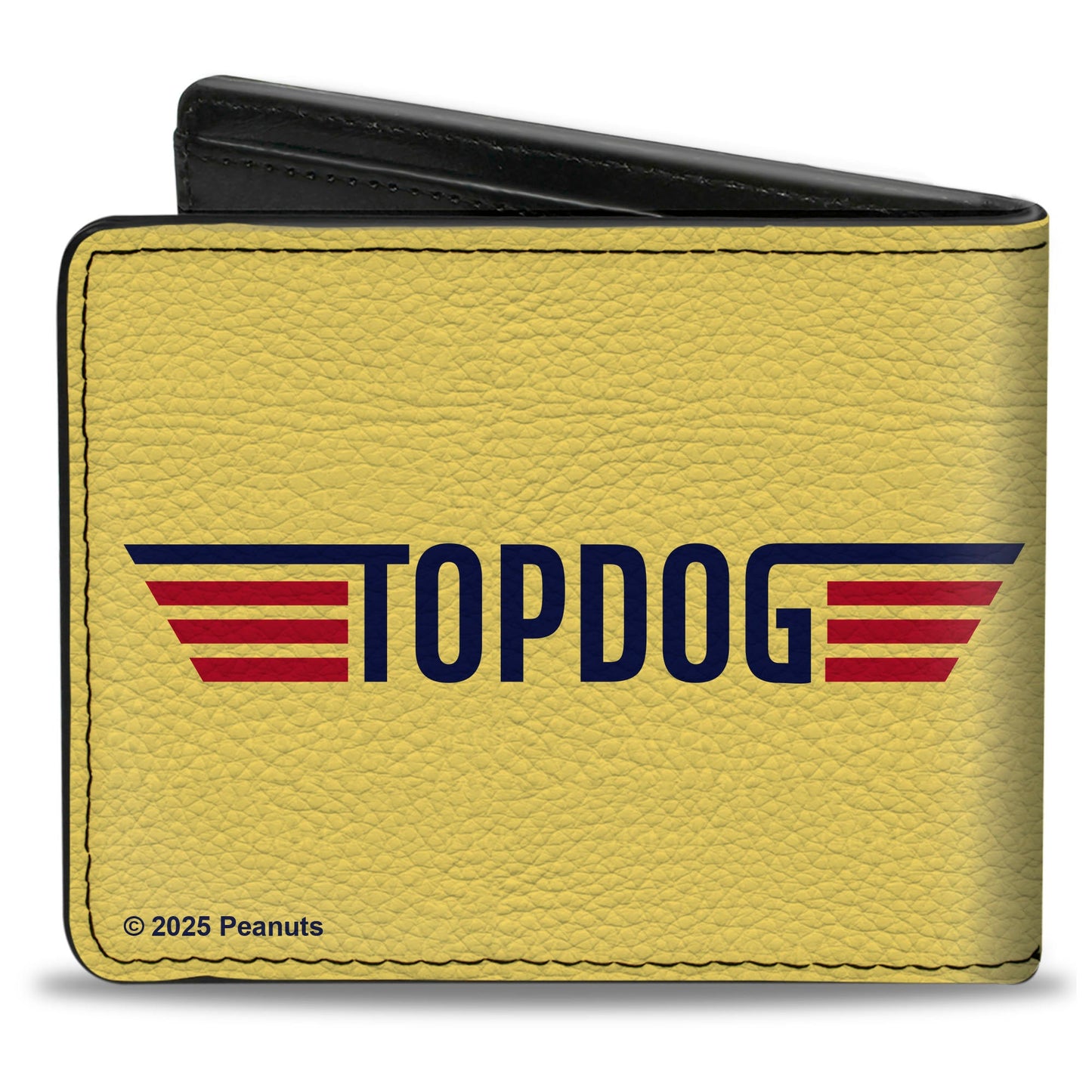 Peanuts Snoopy Flying Ace Bi-Fold Wallet - Yellow/Blue/Red