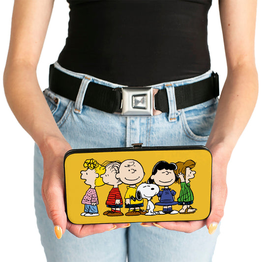 Peanuts Gang Golden Yellow Hinged Wallet-2