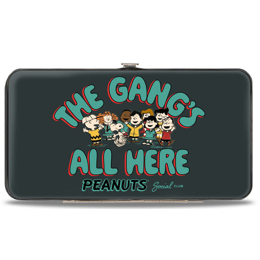 The Peanuts Gang Group Pose Hinged Wallet-0