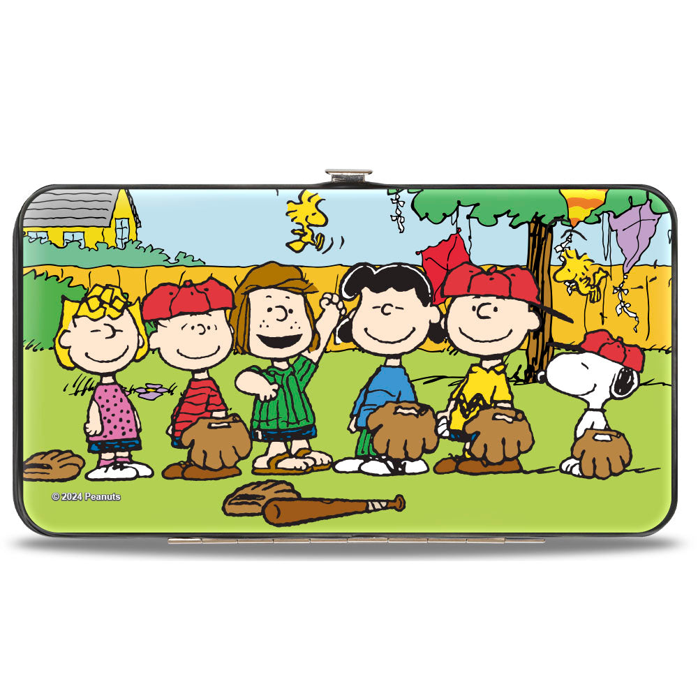 Peanuts Gang Backyard Baseball Hinged Wallet