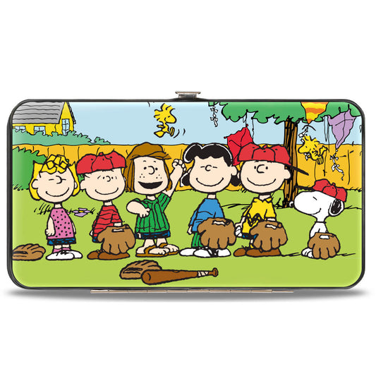 Peanuts Gang Backyard Baseball Hinged Wallet-0