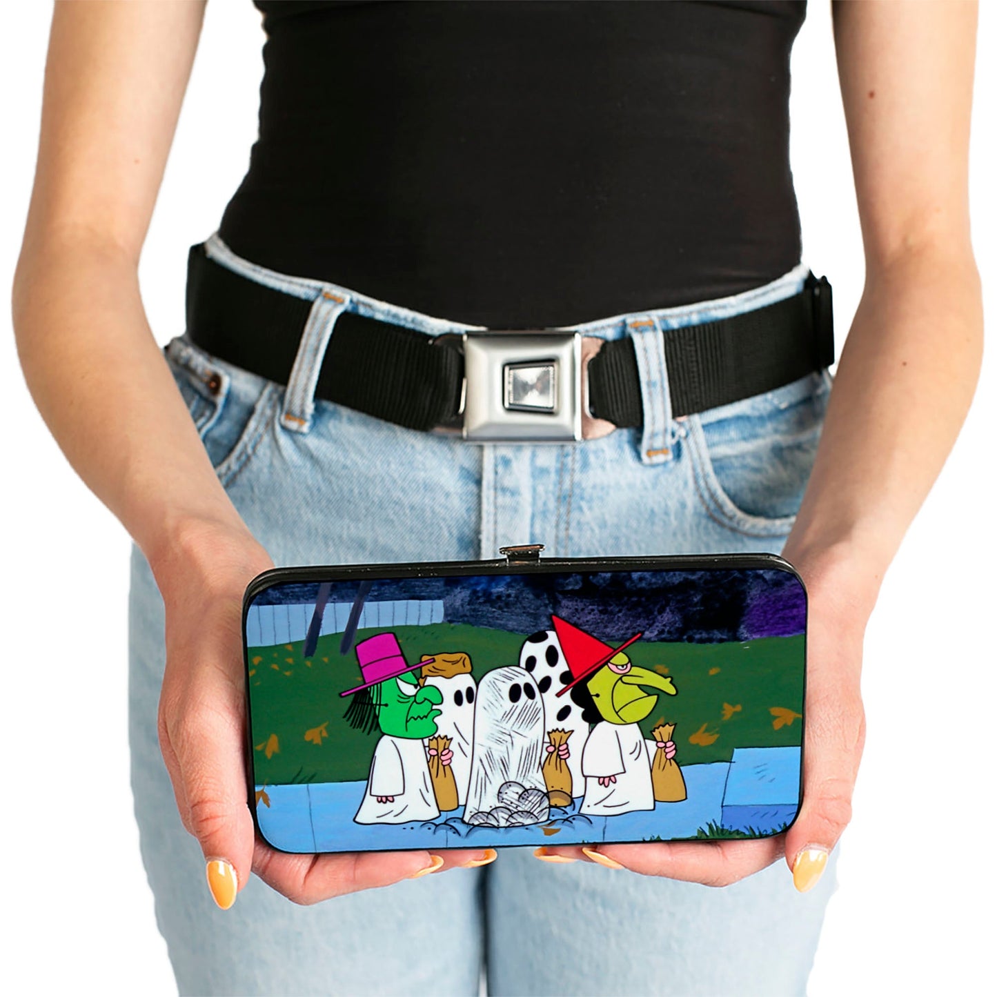 Hinged Wallet: Peanuts Halloween Gang by The Peanuts Store.