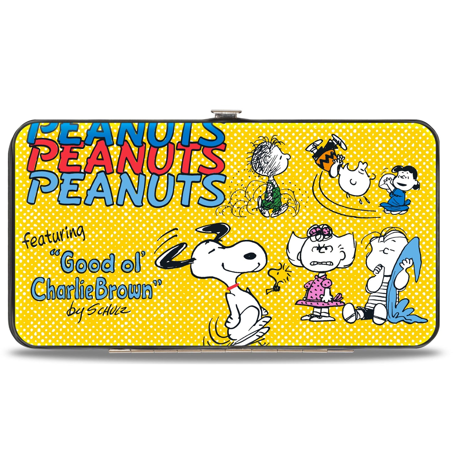 Hinged Wallet: Peanuts Gang Charlie Brown Poses