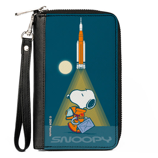 Zip Around Wallet: Snoopy Astronaut Blues-0