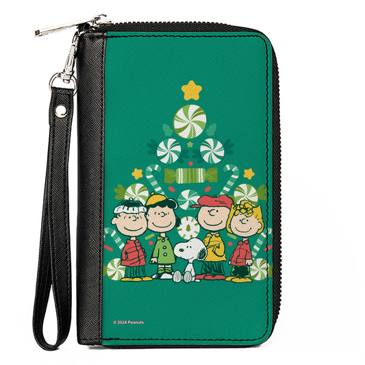 Peanuts Zip Wallet: Holiday Christmas Tree Group-0