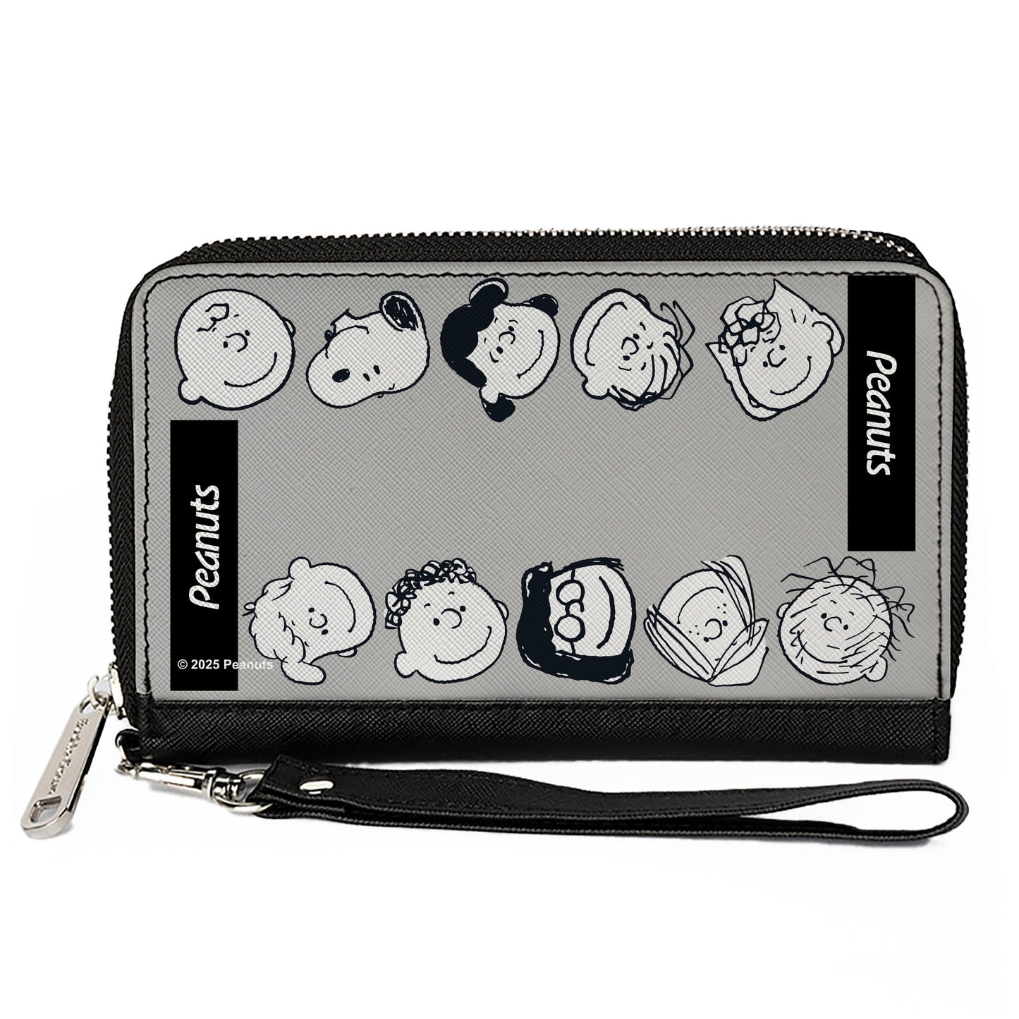 Peanuts Gang Zip Around Wallet - Character Faces