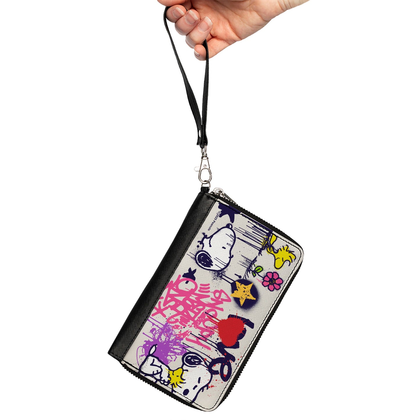 Peanuts Snoopy & Woodstock Graffiti Zip Wallet